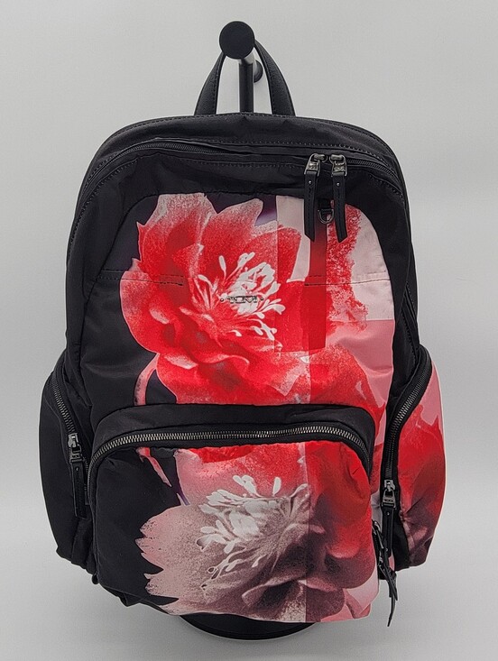 Tumi Handbags - Tumi Floral Print Nylon Backpack
